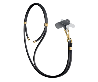 Etui / obudowa na smartfona 3mk Sznurek do Etui EasyClip Elite Black (gold)